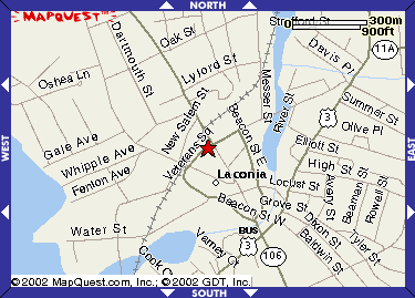 Map to Congregational Church